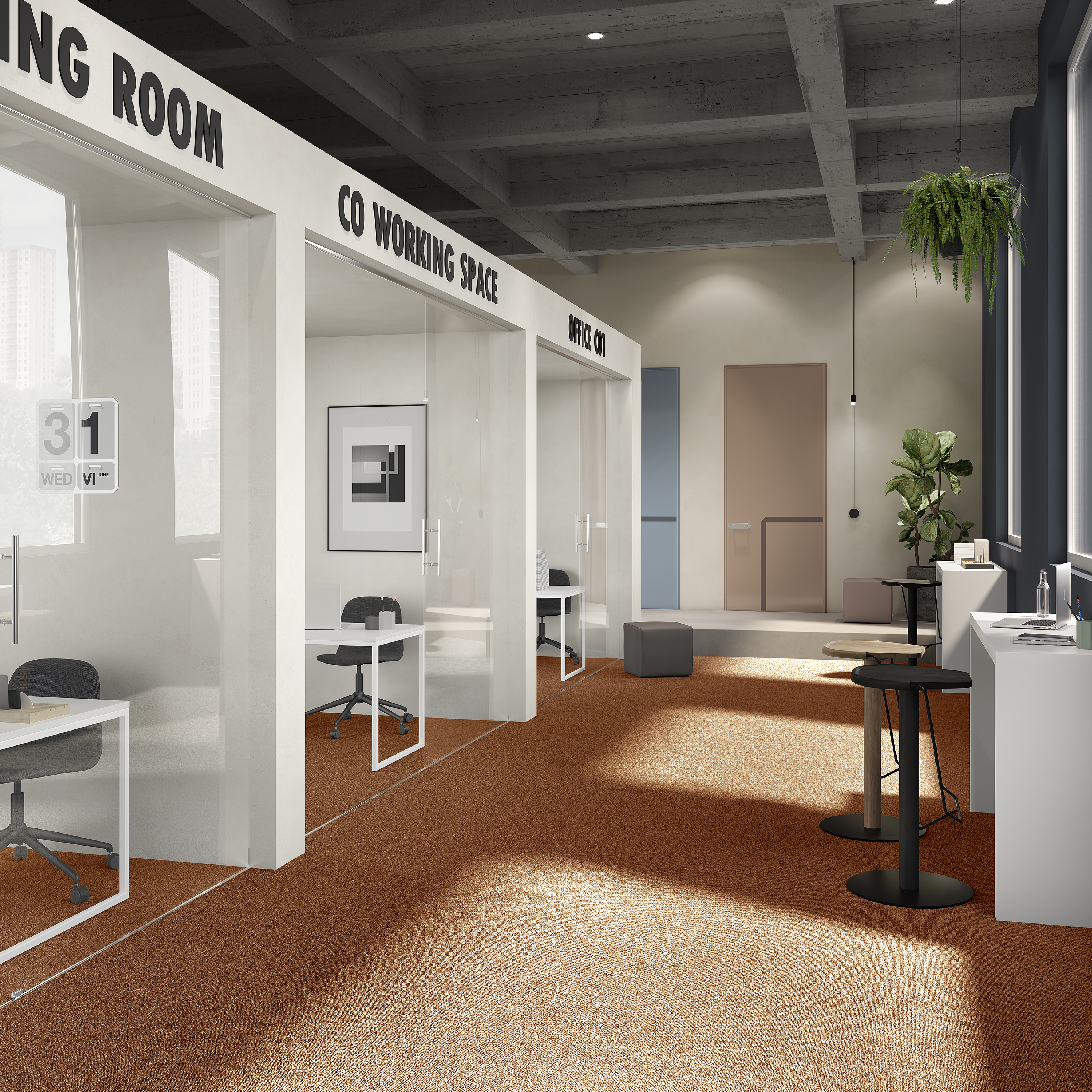 Ковровая плитка Medusa Tile 84 (500*500*5 мм) — купить в Сарове