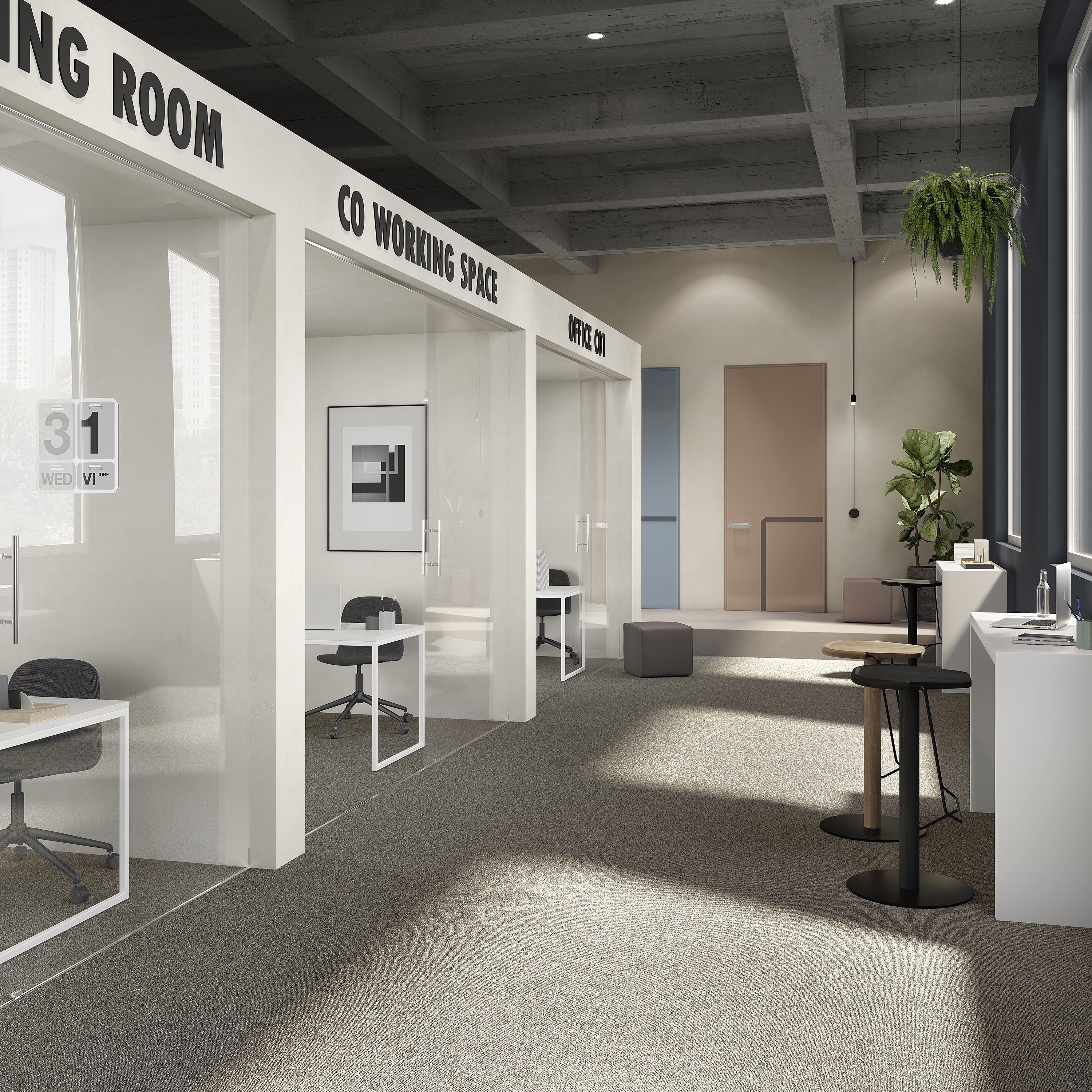 Ковровая плитка Medusa Tile 40 (500*500*5 мм) — купить в Сарове