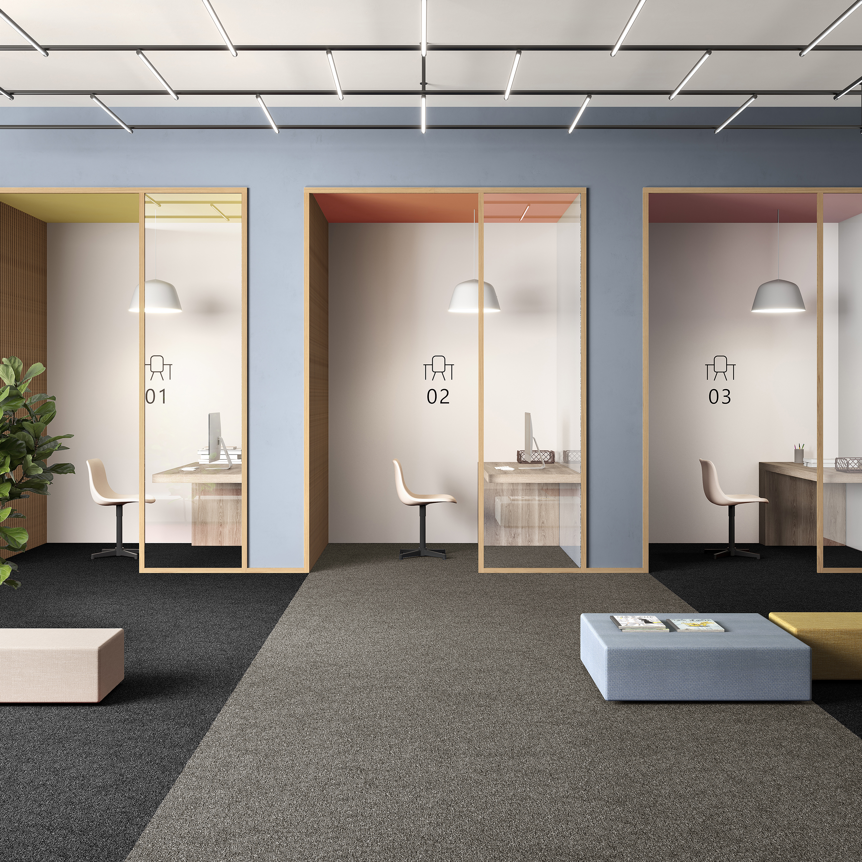 Ковровая плитка Medusa Tile 40 (500*500*5 мм) — купить в Сарове