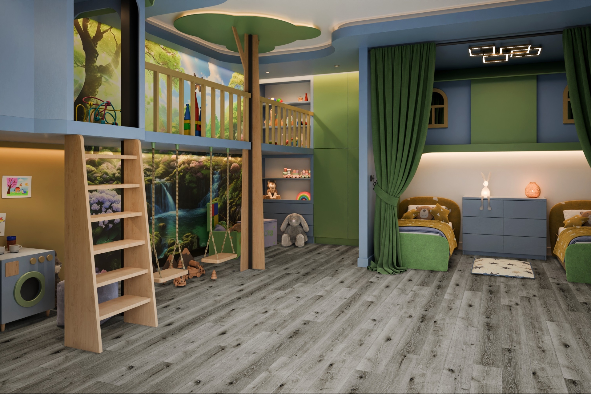 Усовершенствованная кварц-виниловая плитка «Damy Floor» Дуб Состаренный Серый (1227*187*2,5 мм) — купить в Сарове