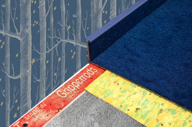 Плинтус для ковролина "Korner" Listwa синий (2500*13,8*50 мм) — купить в Сарове