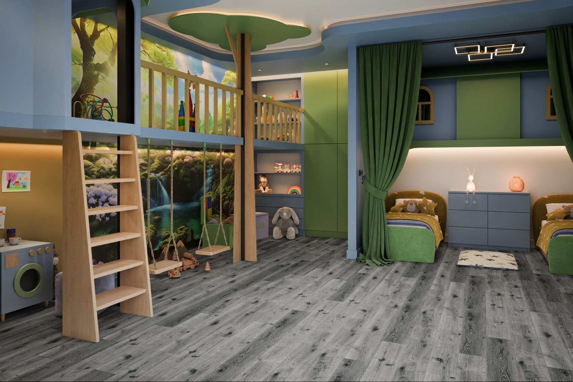 SPC ламинат «Damy Floor» Дуб Сильвер (1220*180*4 мм) — купить в Сарове