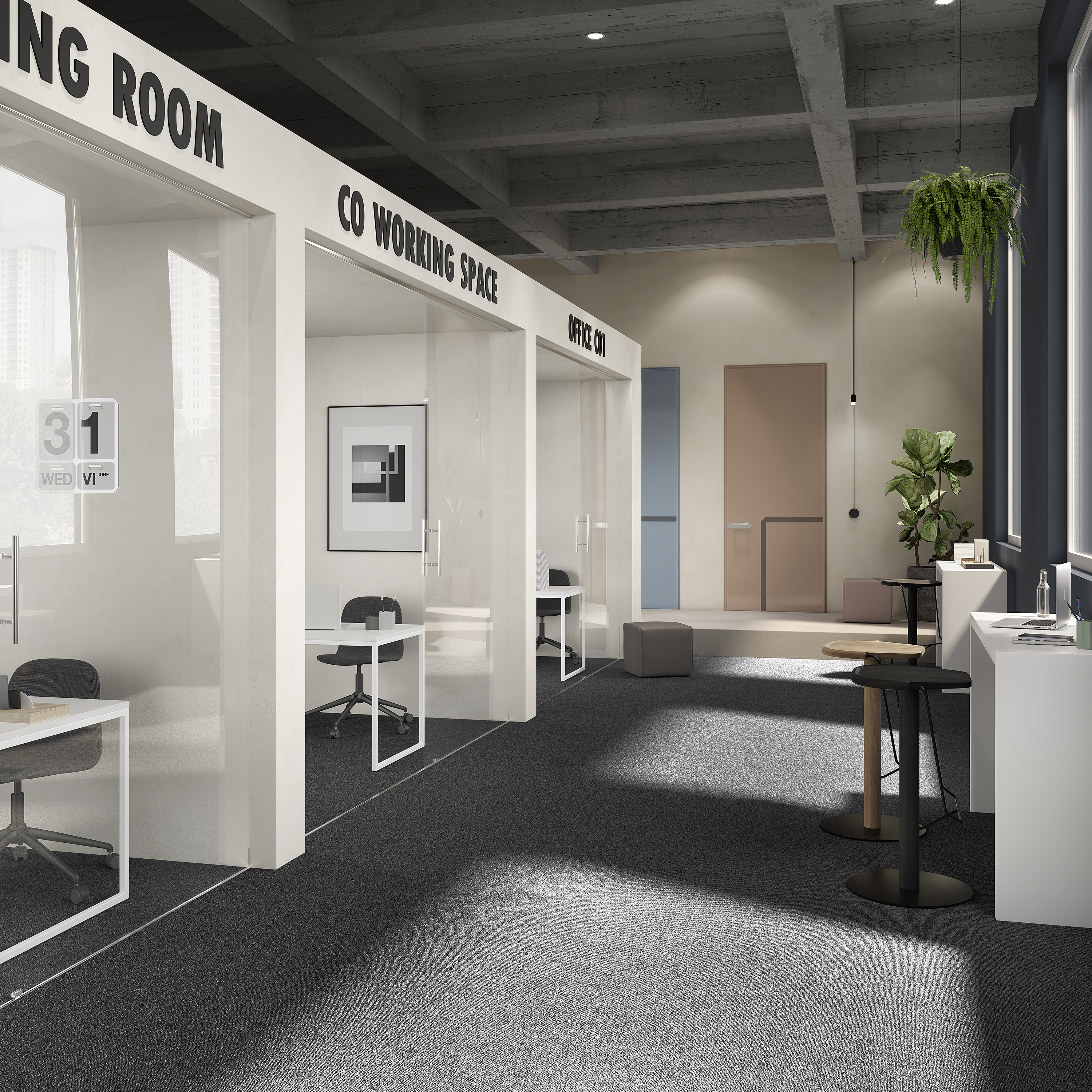 Ковровая плитка Medusa Tile 99 (500*500*5 мм) — купить в Сарове