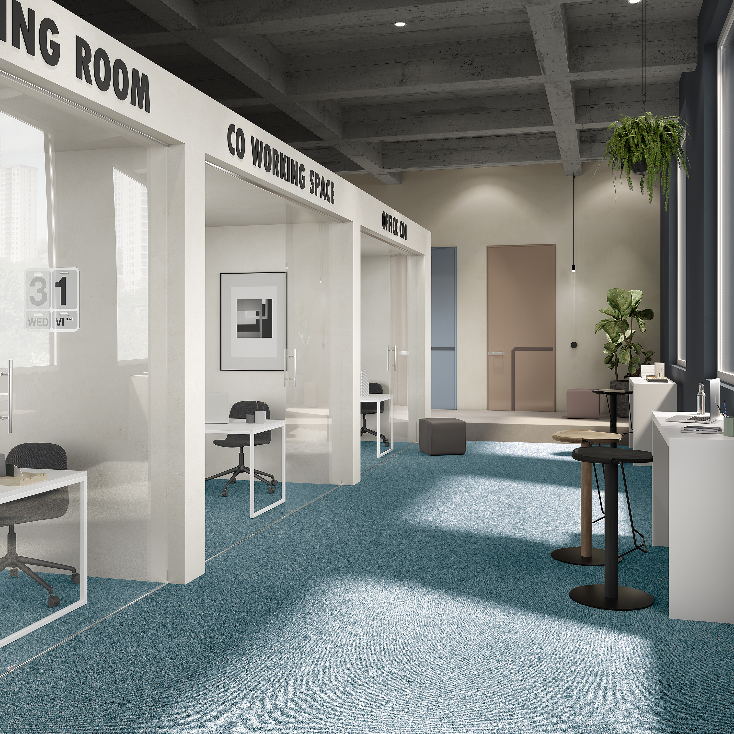 Ковровая плитка Medusa Tile 70 (500*500*5 мм) — купить в Сарове