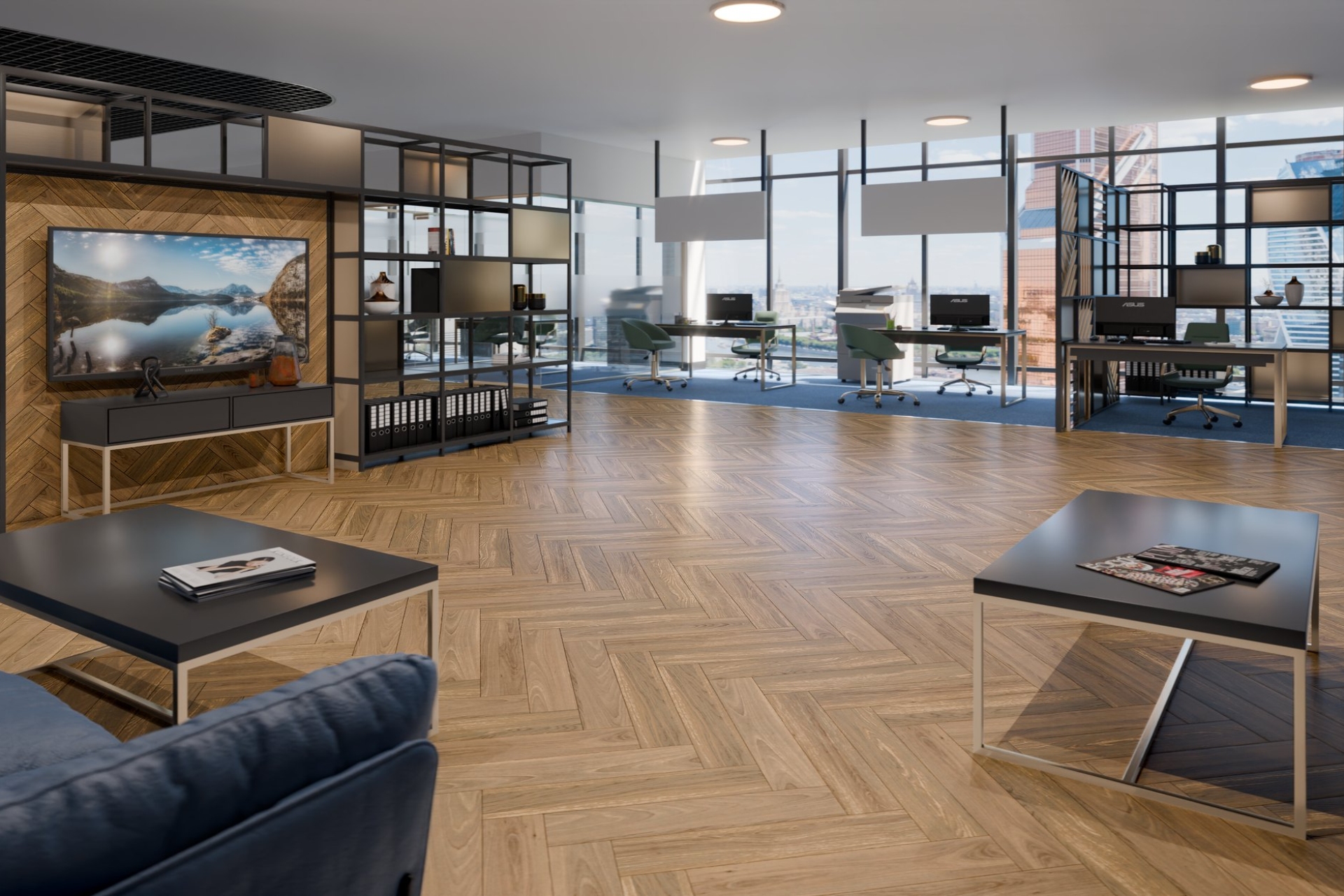 Инженерный паркет «Damy Floor» Натуральный (укладка елочкой) — купить в Сарове