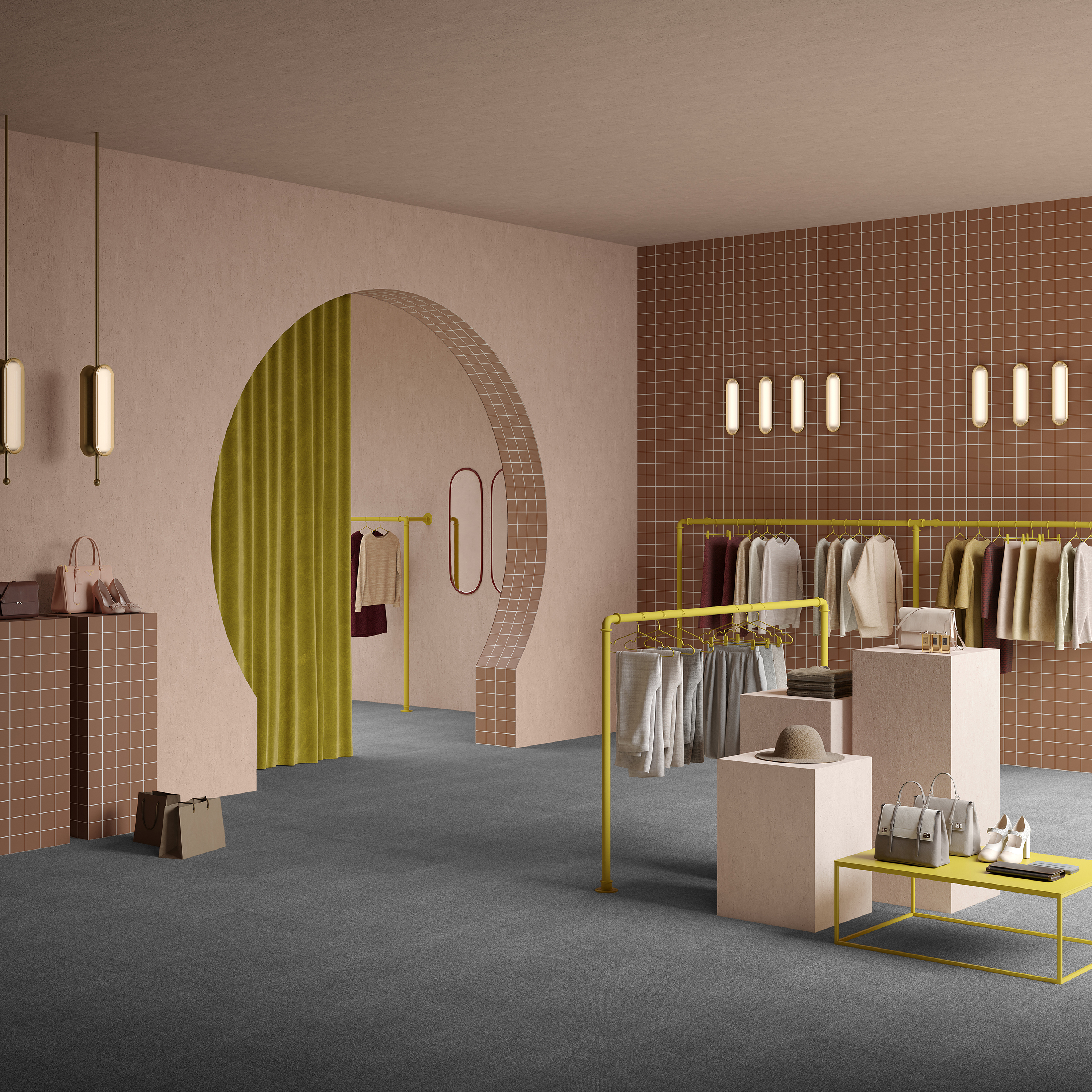 Ковровая плитка Mantra Tile 97 (500*500*6 мм) — купить в Сарове