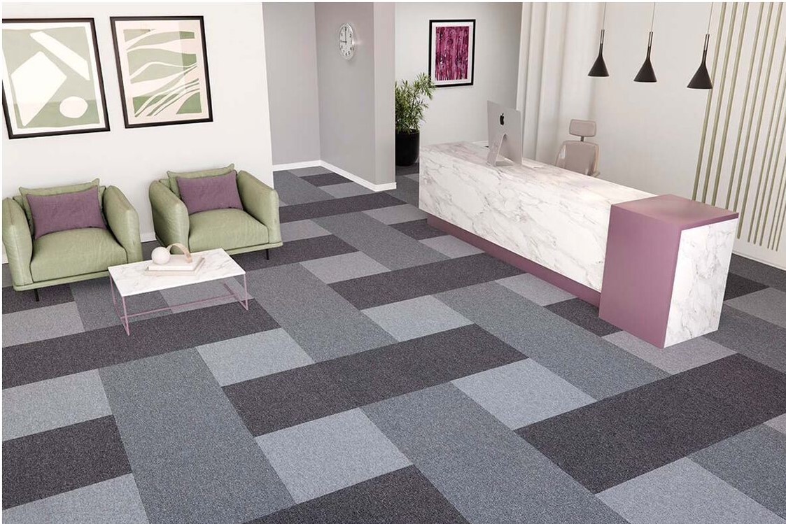 Ковровая плитка "Bonkeel" Space Grey (500*500*5,9 мм) — купить в Сарове