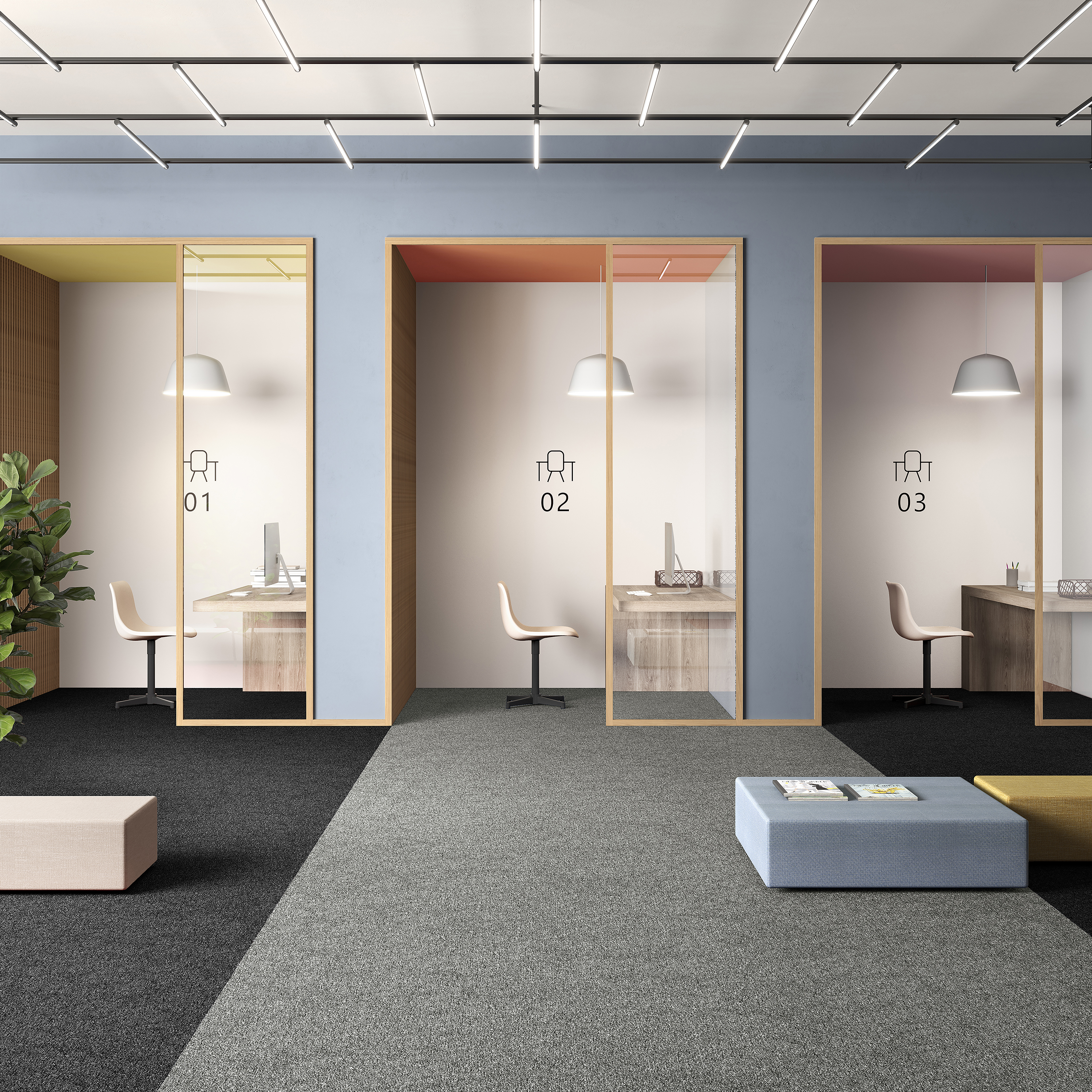 Ковровая плитка Medusa Tile 94 (500*500*5 мм) — купить в Сарове