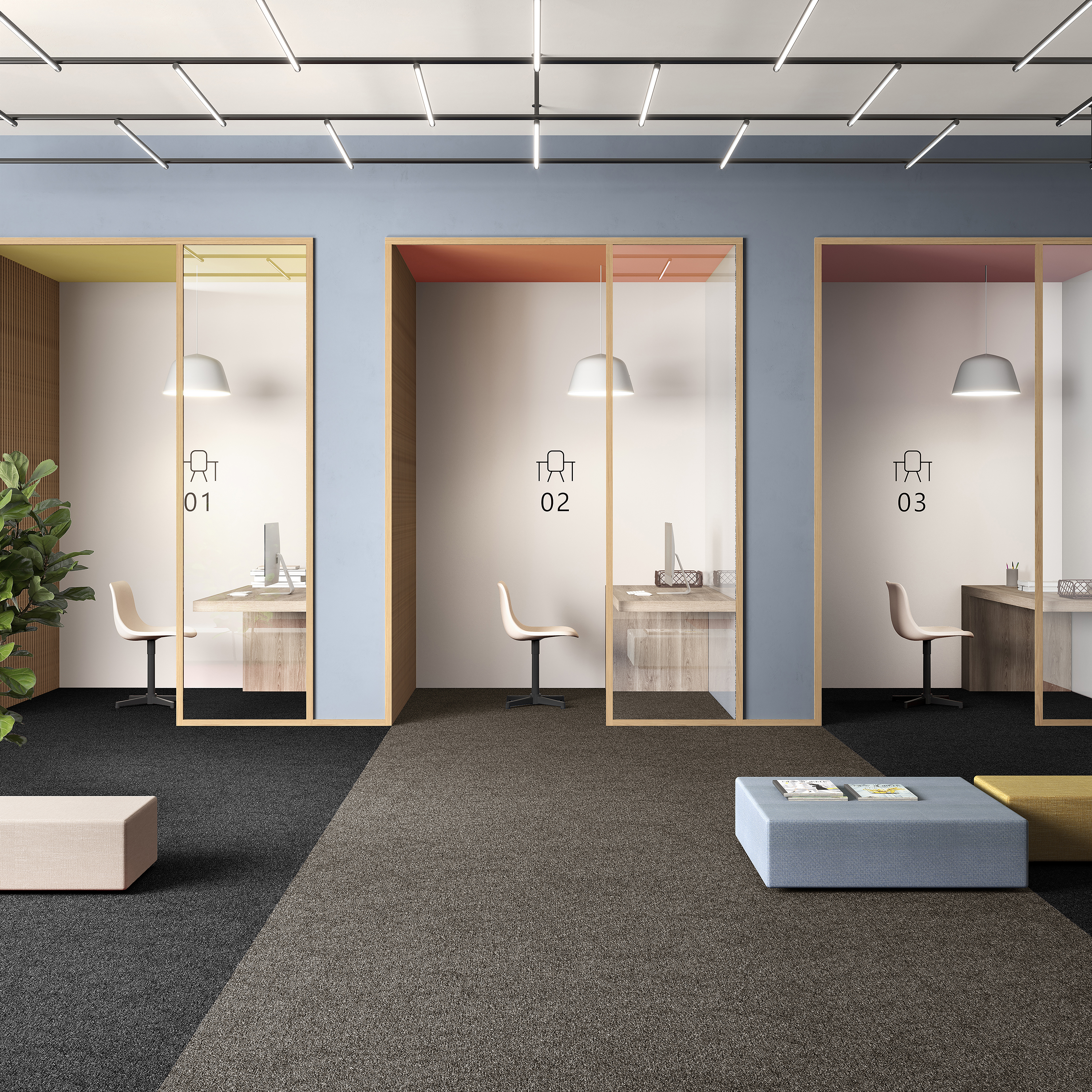 Ковровая плитка Medusa Tile 43 (500*500*5 мм) — купить в Сарове