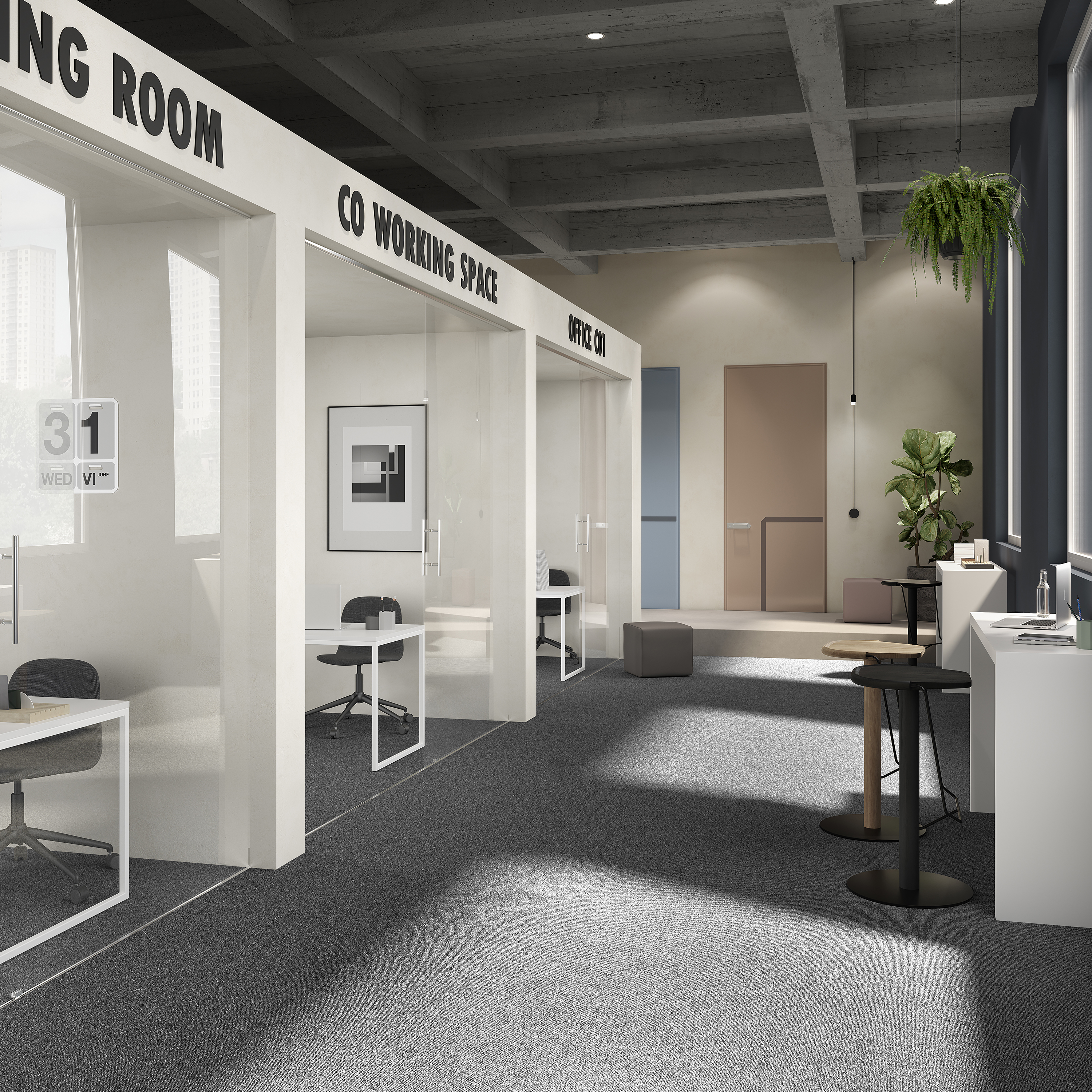 Ковровая плитка Medusa Tile 98 (500*500*5 мм) — купить в Сарове